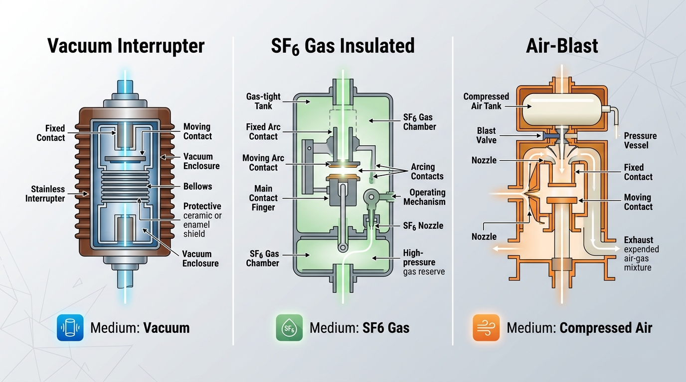 Medium Voltage Switchgear Circuit Breakers Explained