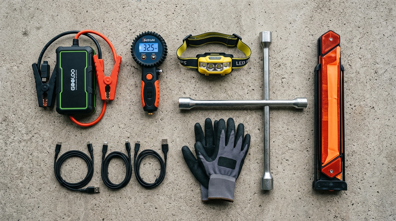 Tier 1 Car Emergency Kit items ranked by frequency of use