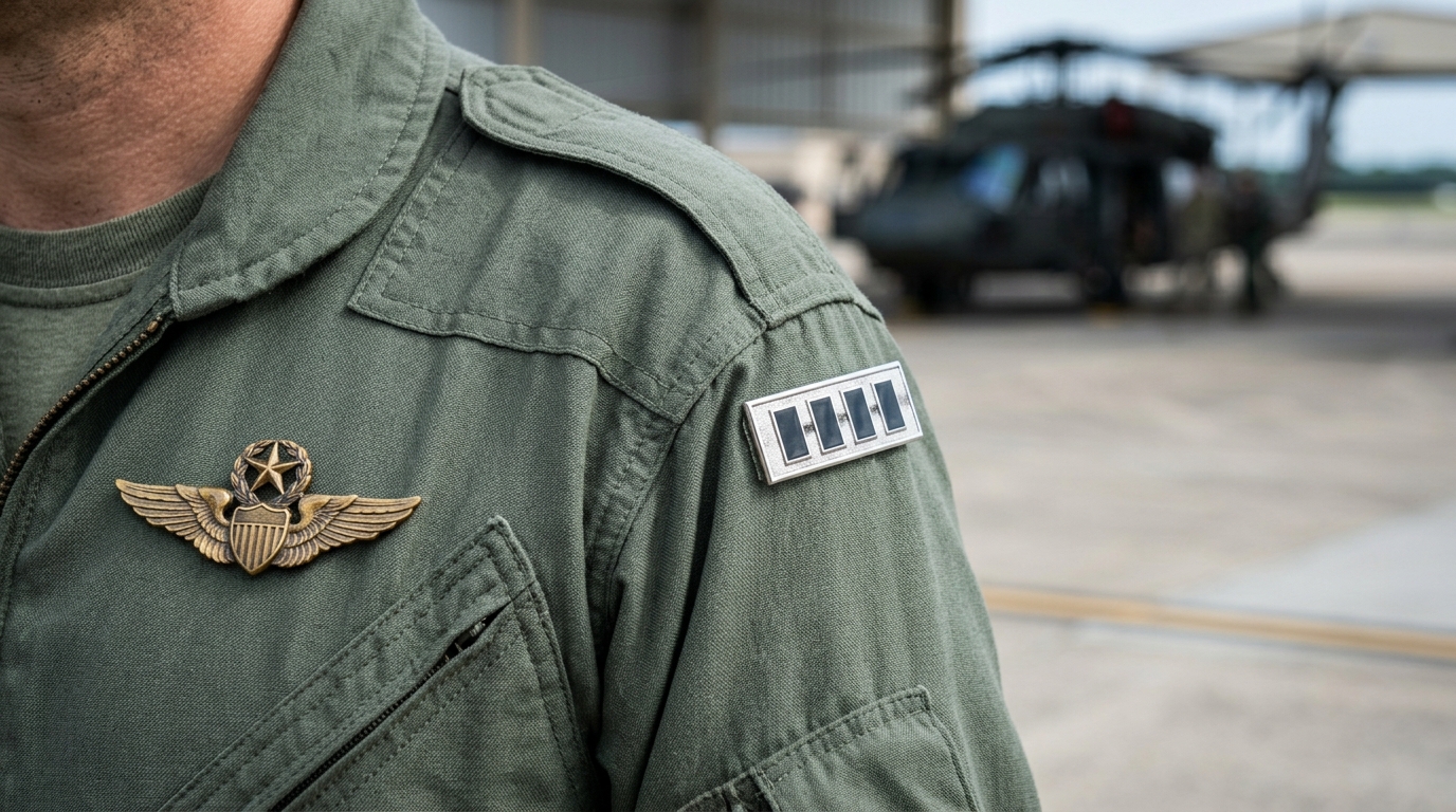 Army warrant officer W-4 rank insignia explained