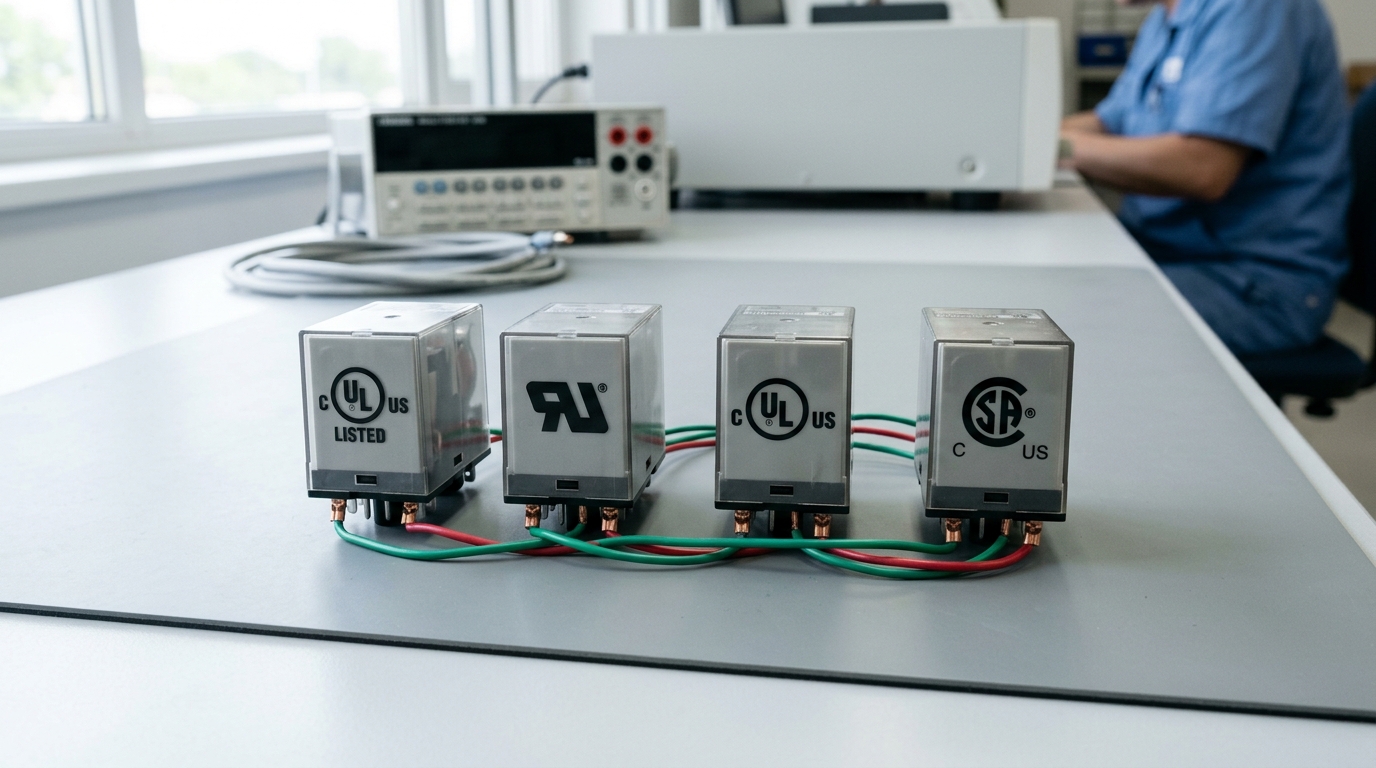 UL Listed vs UL Recognized vs cUL vs CSA mark comparison on relays