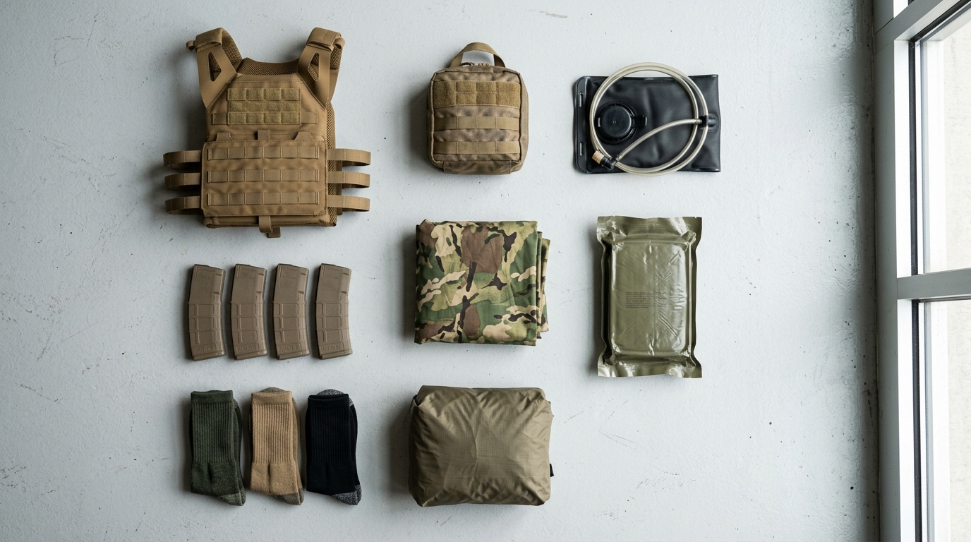 tactical bag size guide loadout volume calculator with measured gear dimensions