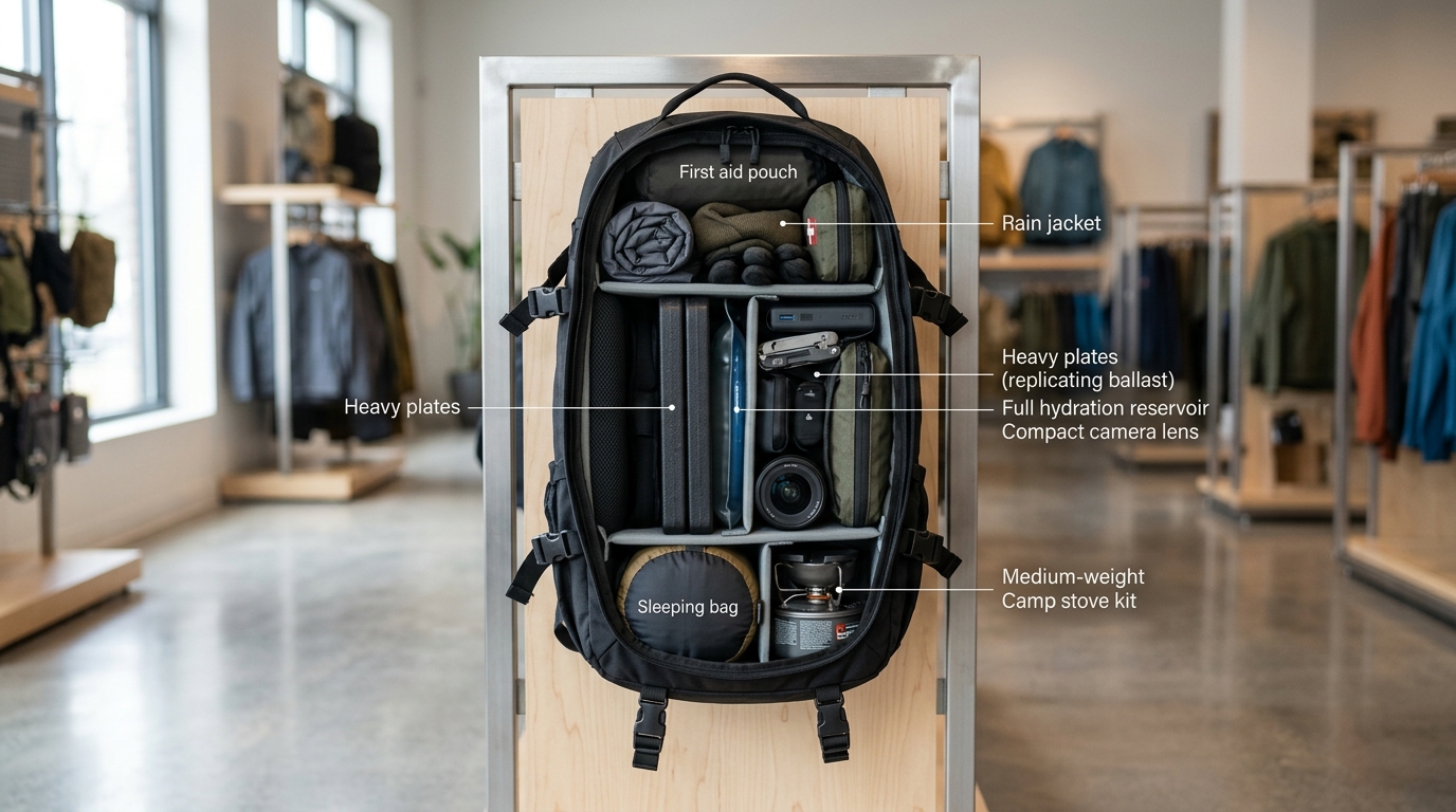 How to Pack a Tactical Backpack for Comfort and Speed 6 how to pack a tactical backpack three-zone main compartment layout diagram
