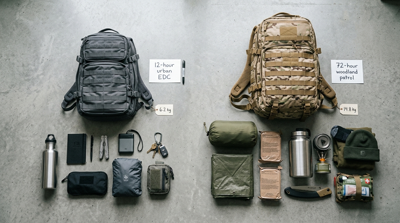 How to Pack a Tactical Backpack for Comfort and Speed 5 How to pack a tactical backpack differently for urban EDC versus 72-hour patrol mission