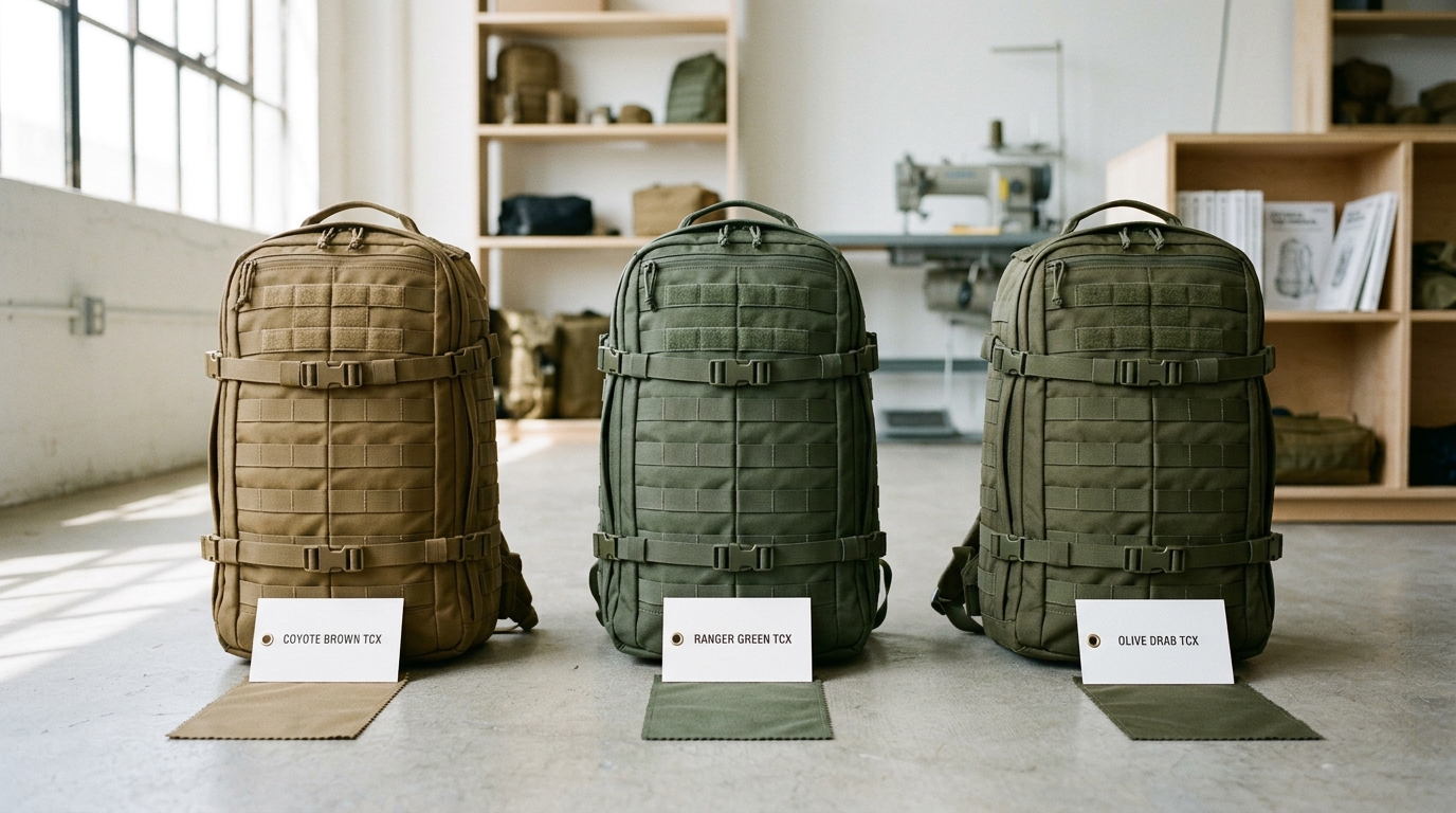 What Color Military Backpack Actually Works Best 5 Coyote brown vs ranger green vs OD military backpack color comparison