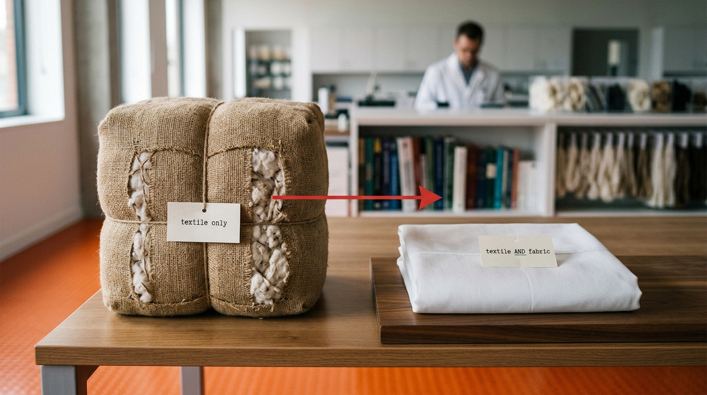 5 Differences Between Fabric and Textile 5 Fabric vs textile difference comparison with cotton fiber and woven sheet examples