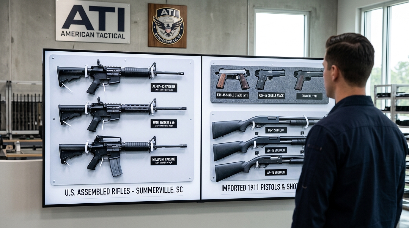 Is American Tactical reliable or just cheap 4 American Tactical brand structure comparing U.S.-made rifles versus imported pistols and shotguns