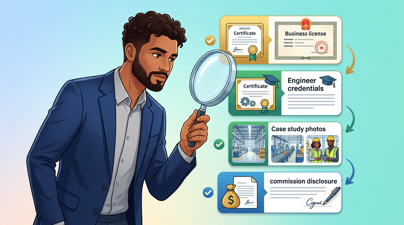 vetting checklist for a sourcing agent for aluminum castings China