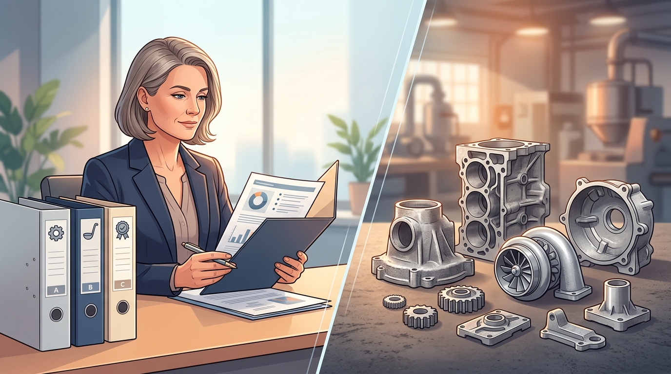 buyer demonstrating walk-away leverage when negotiating with Chinese casting suppliers