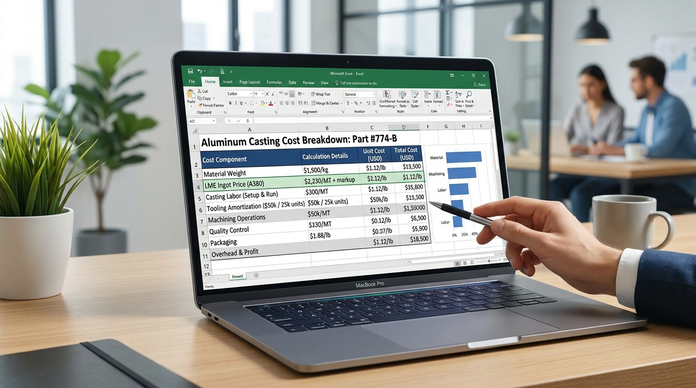 how to negotiate with Chinese casting suppliers using a should-cost model