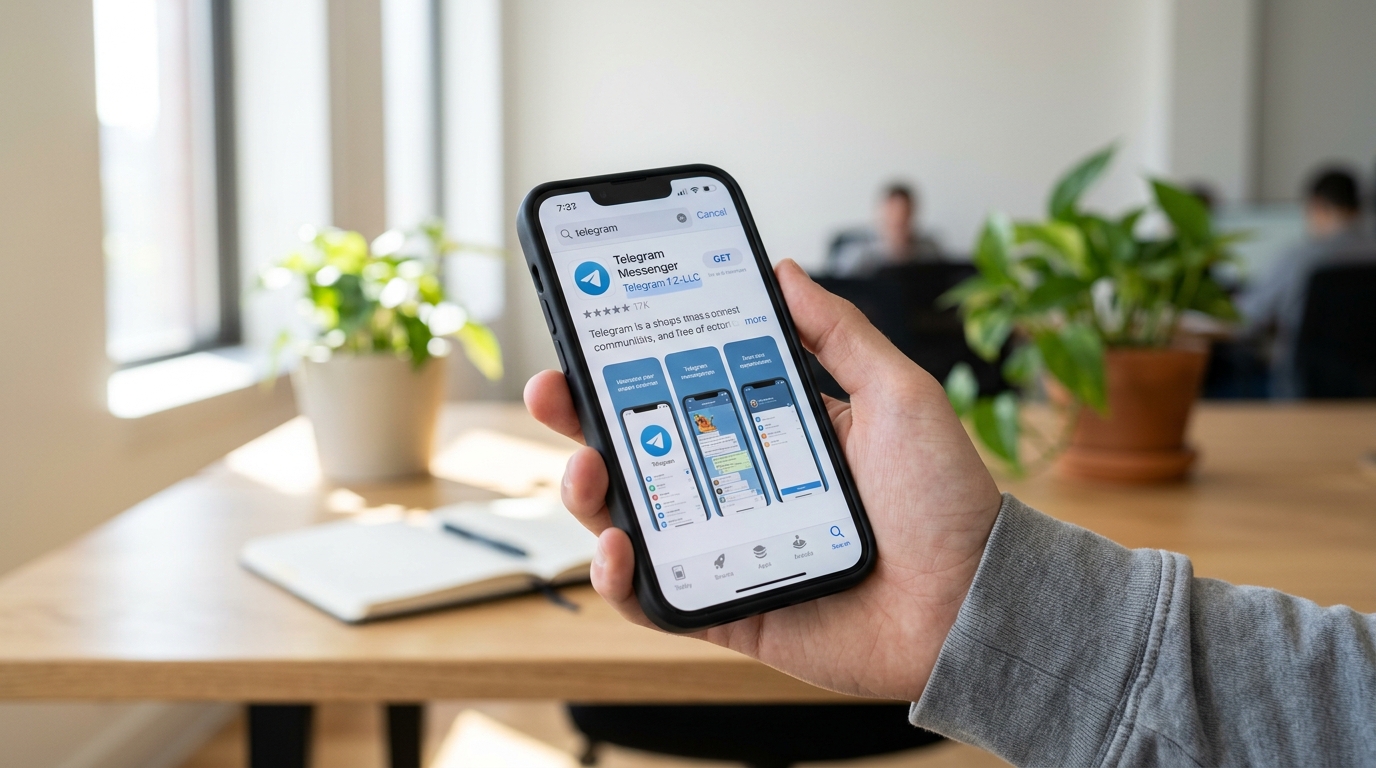 Telegram iOS 苹果版下载 App Store 官方页面截图