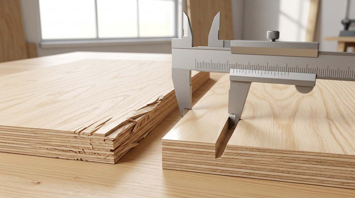 60-tooth vs 40-tooth circular saw blade crosscut quality comparison on birch plywood