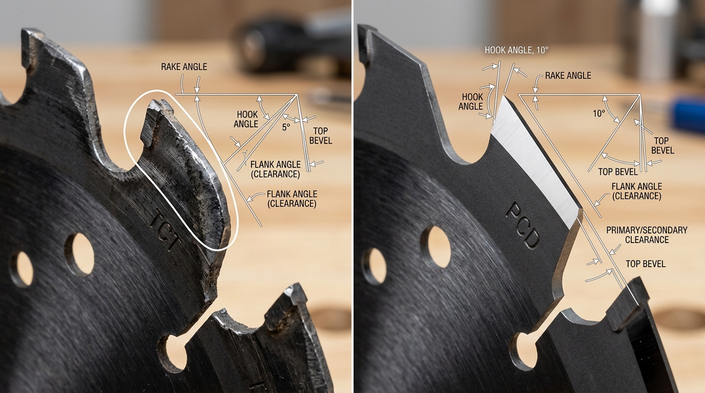 Tool geometry comparison for reducing CNC tool wear across MDF, hardwood, and aluminum composite materials