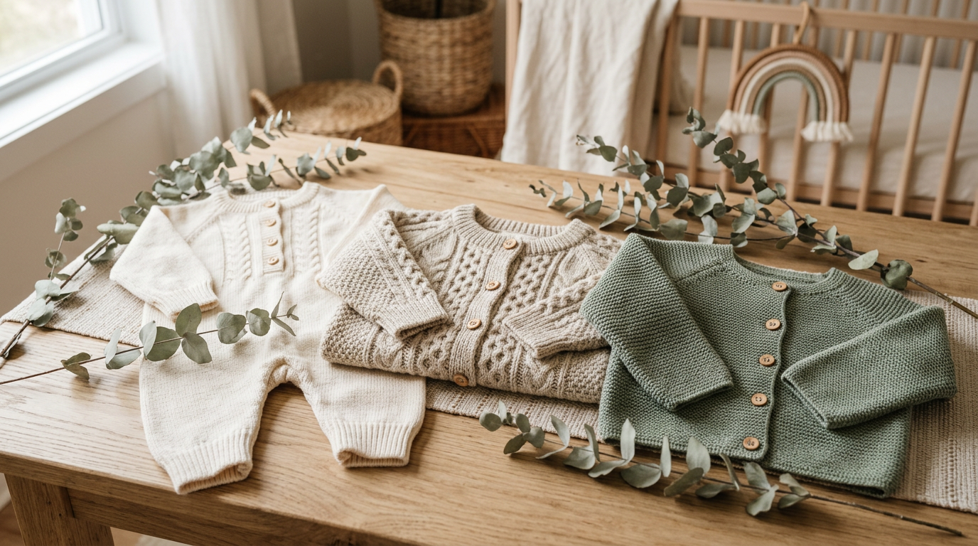 10 Best Baby Knitwear Brands: Soft & Safe (2026) 7 Premium organic baby knitwear brands 2026 including Hvala Kids Quincy Mae and Misha and Puff