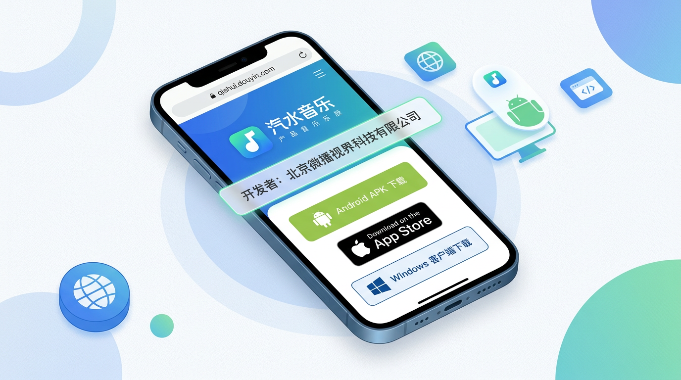 汽水音乐下载官网页面展示安卓iOS电脑版安装入口