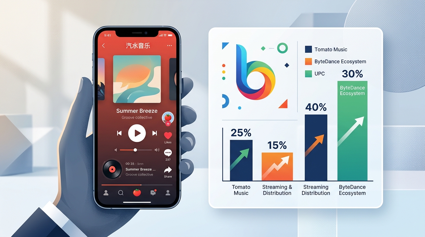 汽水音乐 App 界面与字节跳动在线音乐市场布局