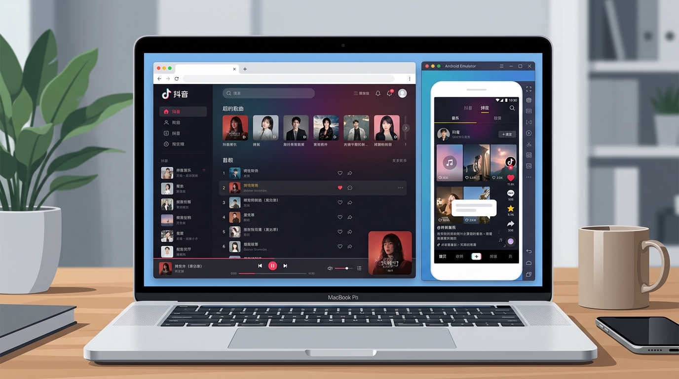 汽水音乐电脑版网页与模拟器安装使用教程