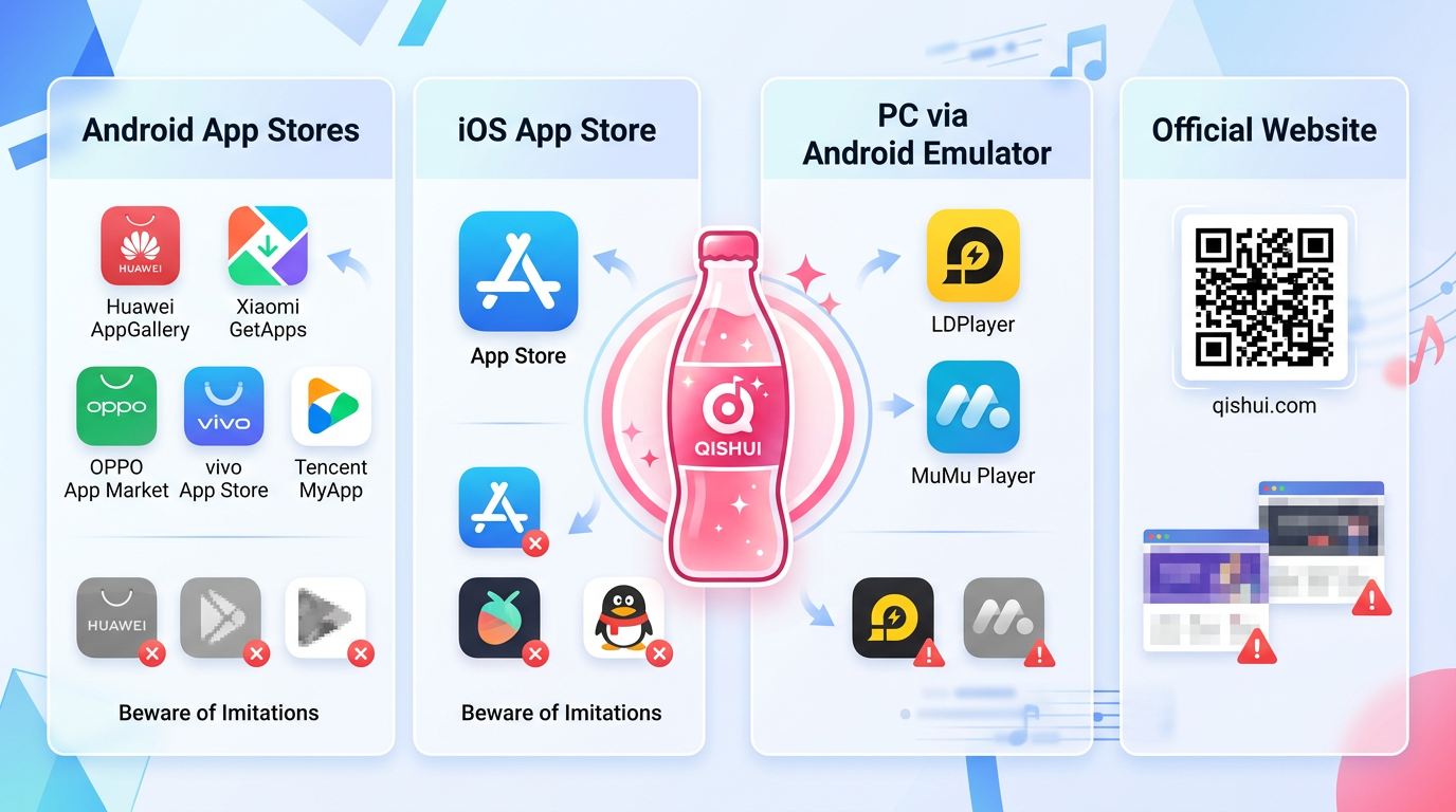 汽水音乐APP官方下载入口汇总安卓iOS电脑版全渠道对比图