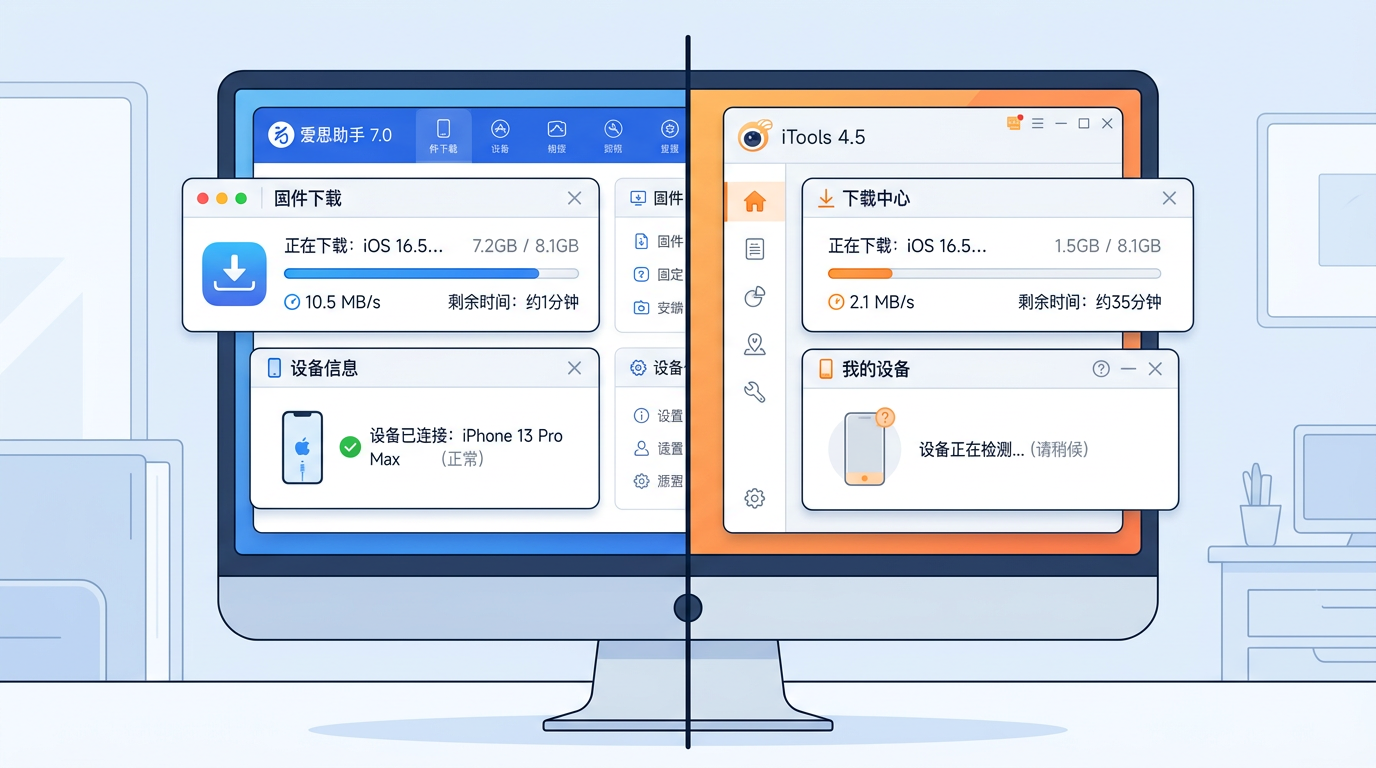 爱思助手 vs iTools 核心功能横评实测对比