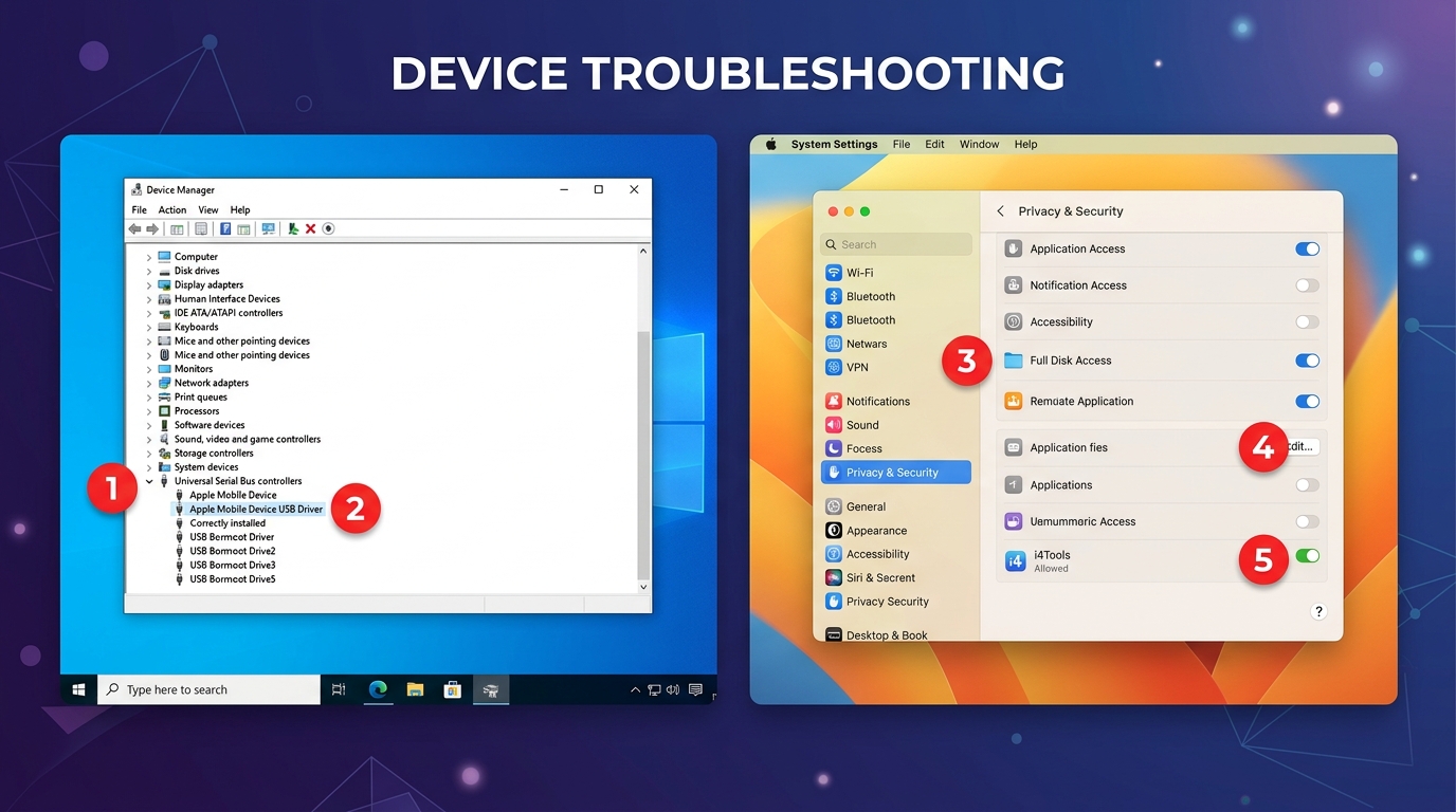 爱思助手电脑版驱动报错排查 Windows Mac 安装步骤图解