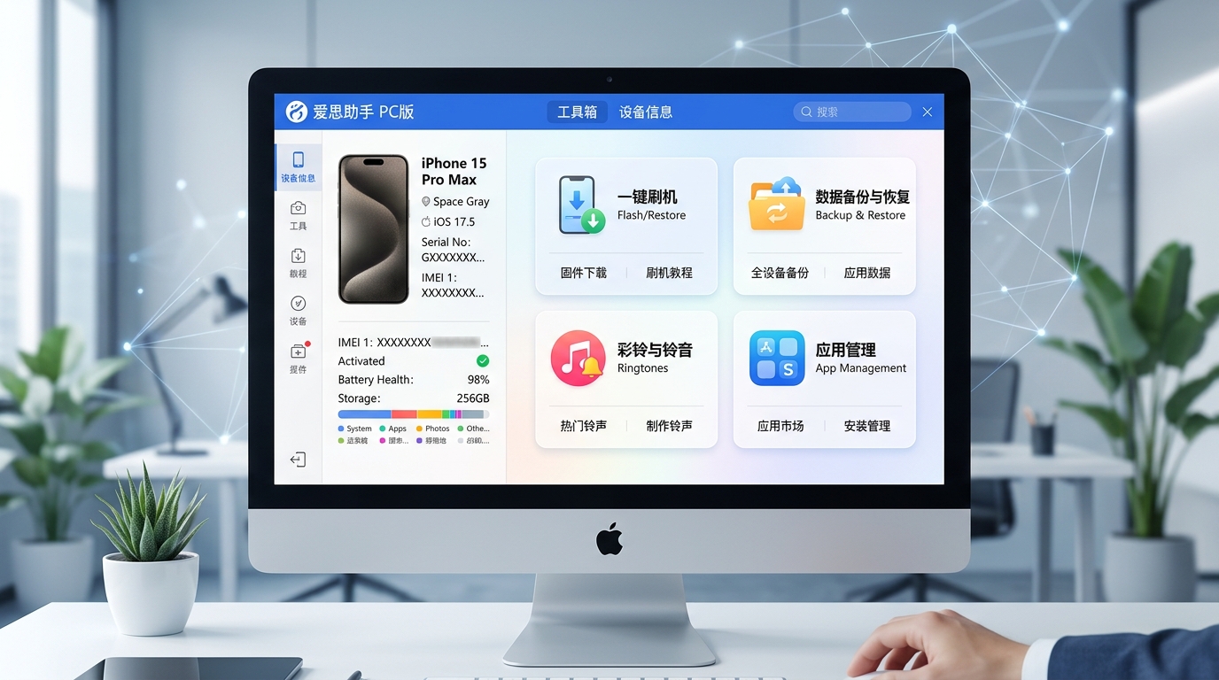 爱思助手电脑版功能界面
