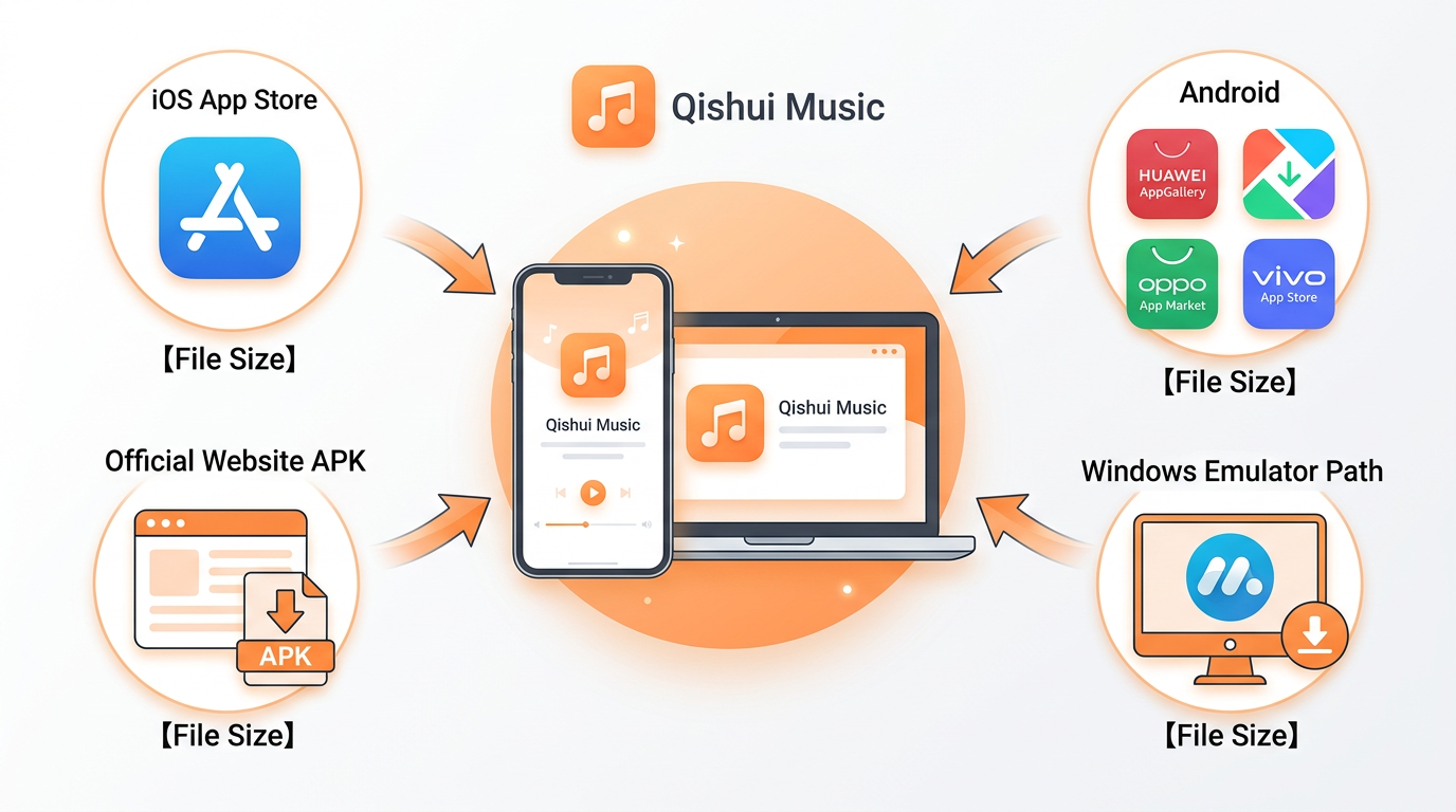 汽水音乐下载全渠道对比图 手机端安卓iOS与电脑版模拟器方案