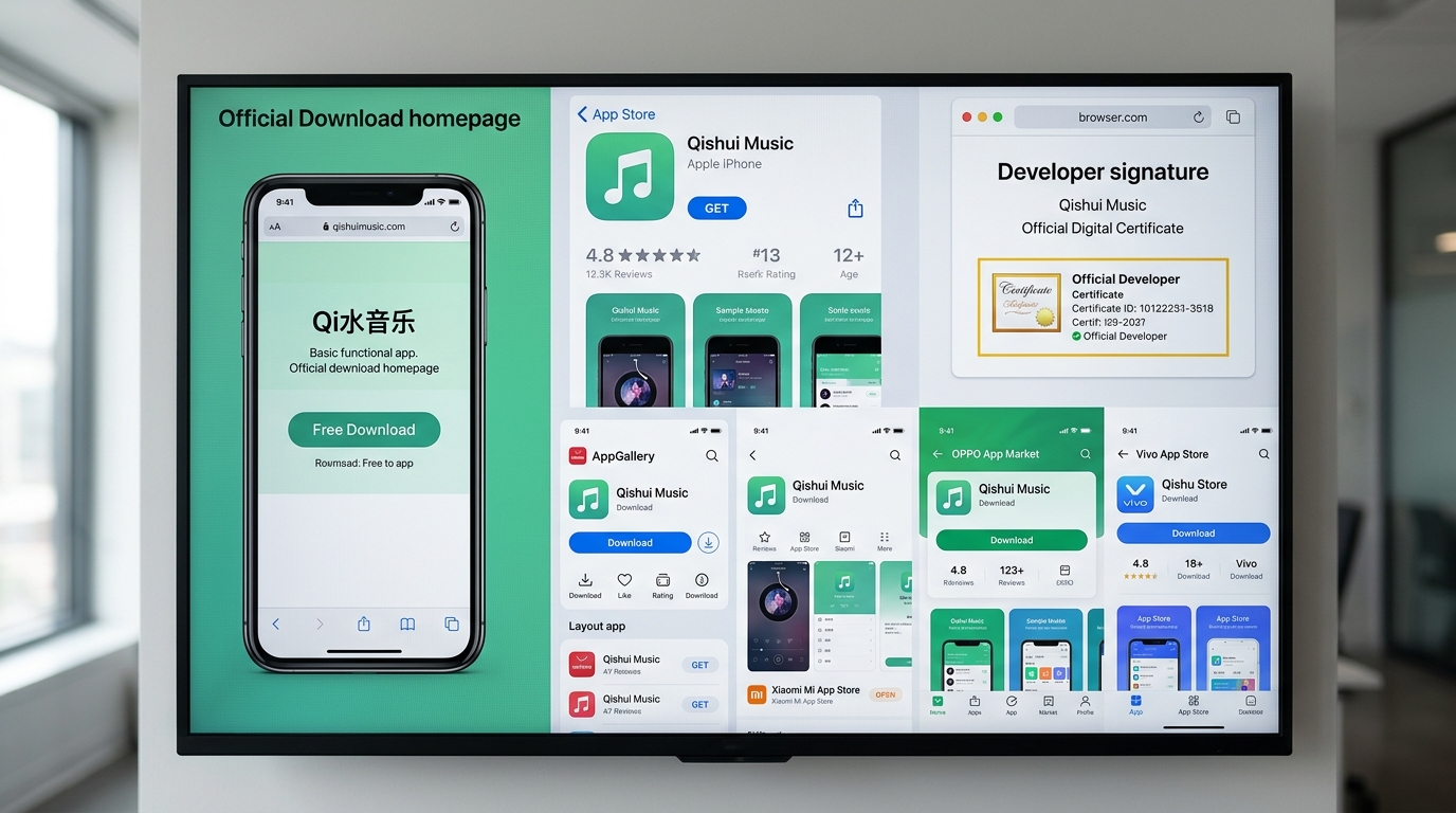 汽水音乐下载官方渠道对比截图