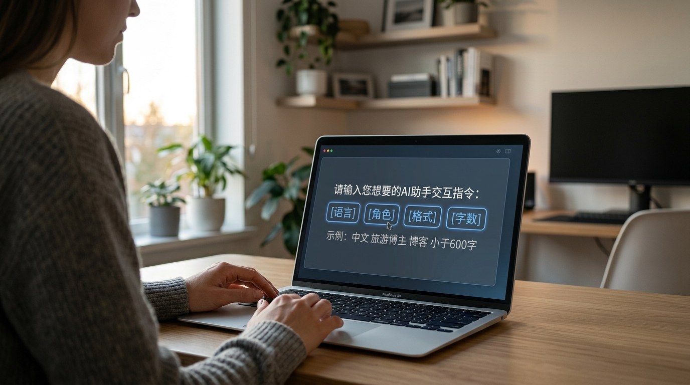 hello GPT中文首次对话指令模板示例截图