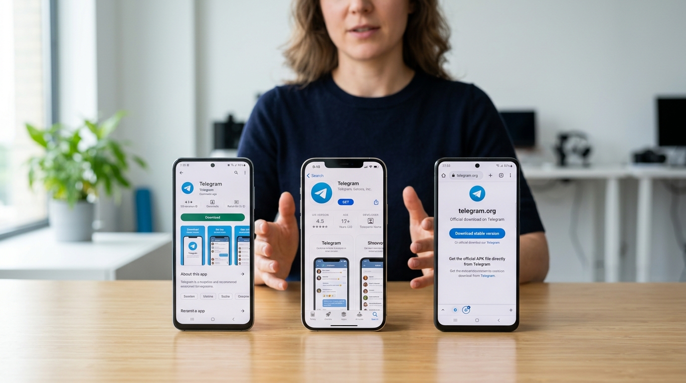 telegram官网下载在 Android 与 iOS 三种渠道对比