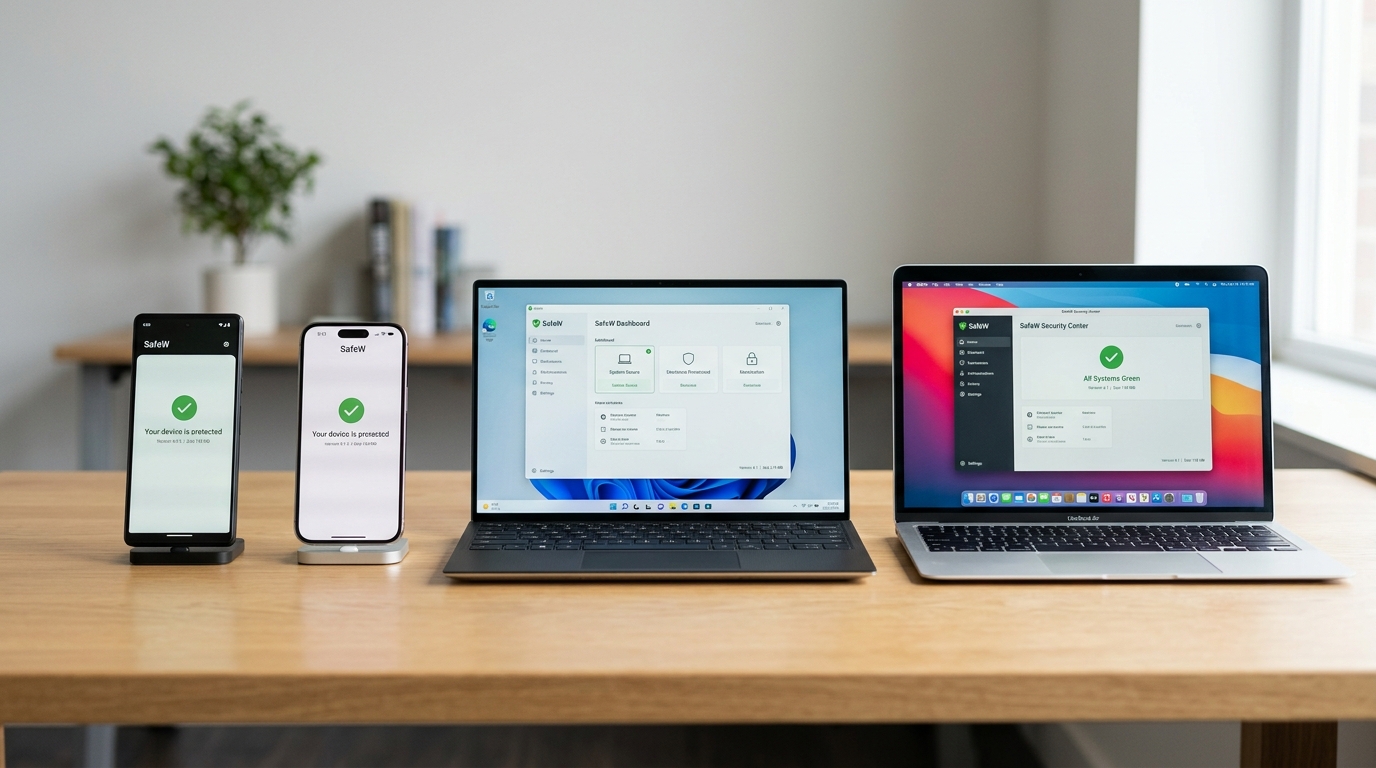 safew下载四端版本差异对比 Android iOS Windows macOS