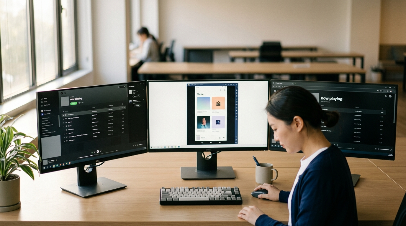 汽水音乐电脑版三种使用方式对比示意图