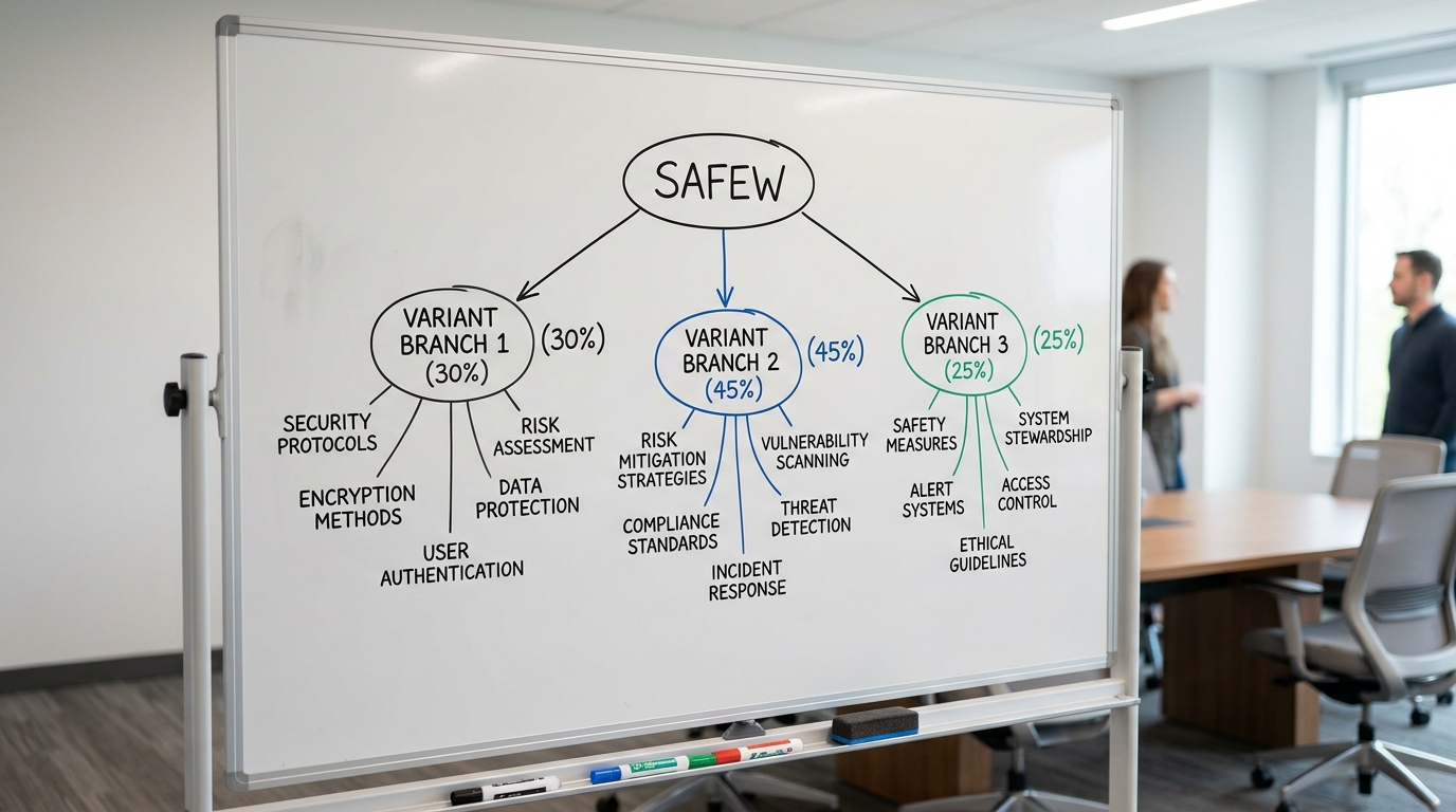 safew 关键词布局策略词簇分配示意图