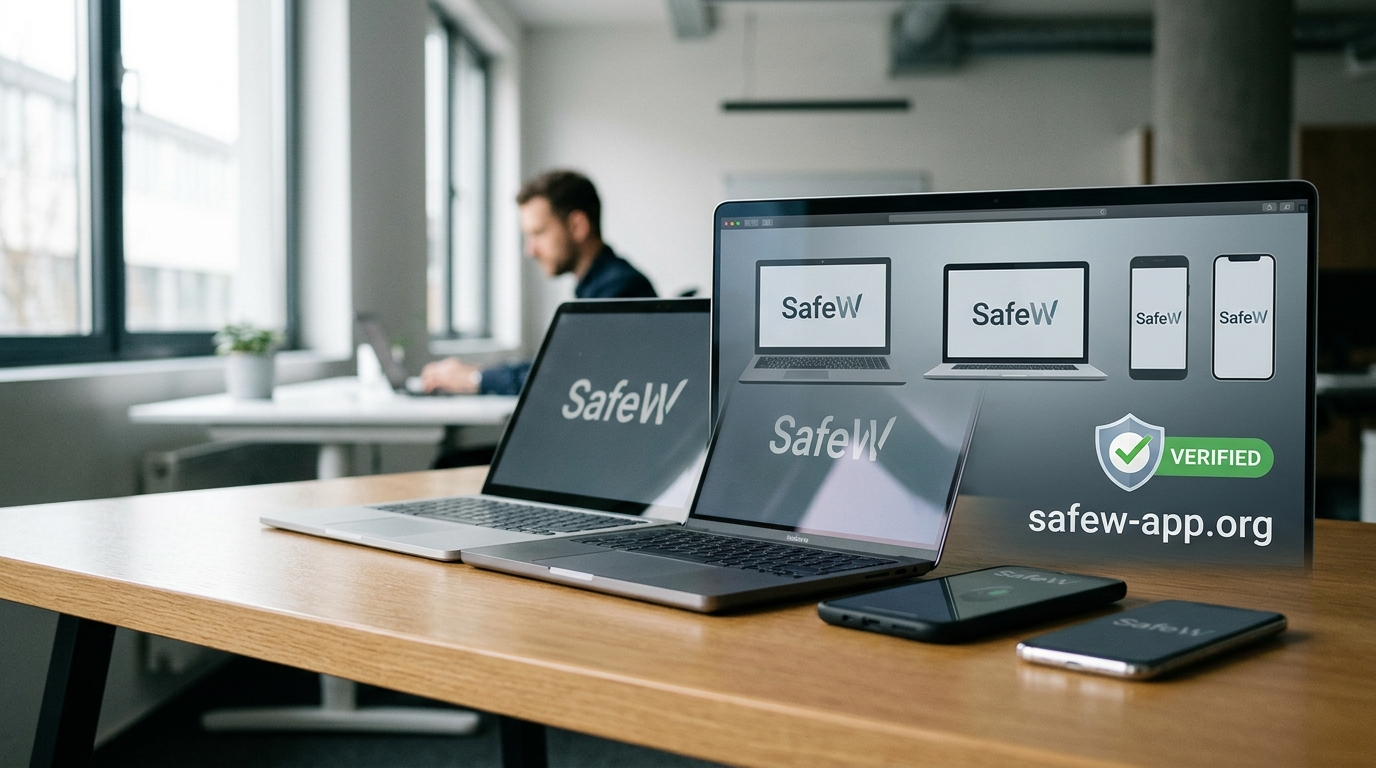 safew下载官方渠道与四端产品定位示意图