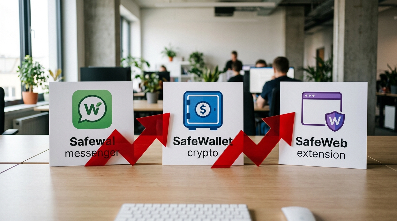 safew下载 与 SafeWallet SafeWeb 身份区分对照图