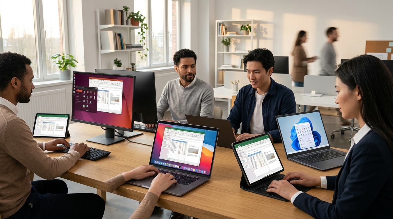 WPS Office 多端产品形态全平台覆盖示意图