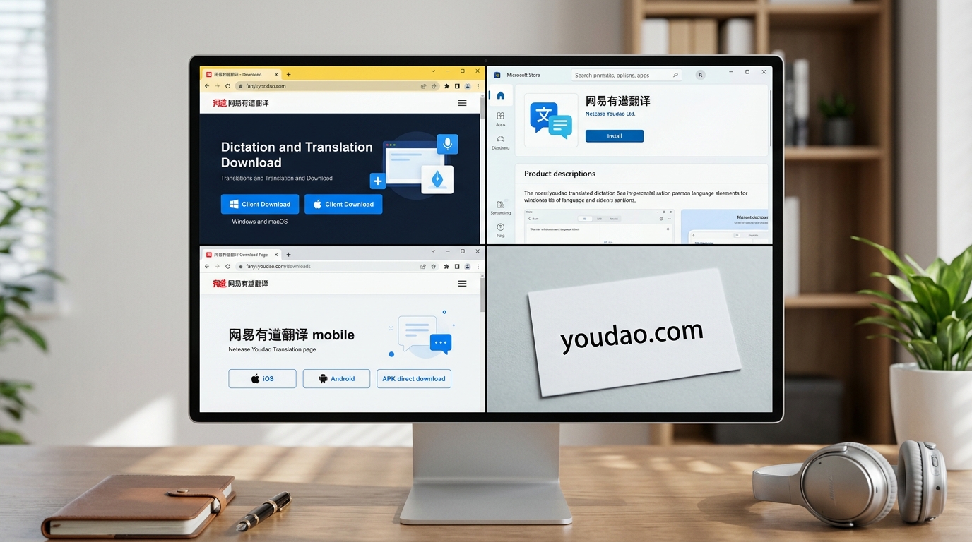有道翻译下载官方入口 网易有道官网与应用商店辨别