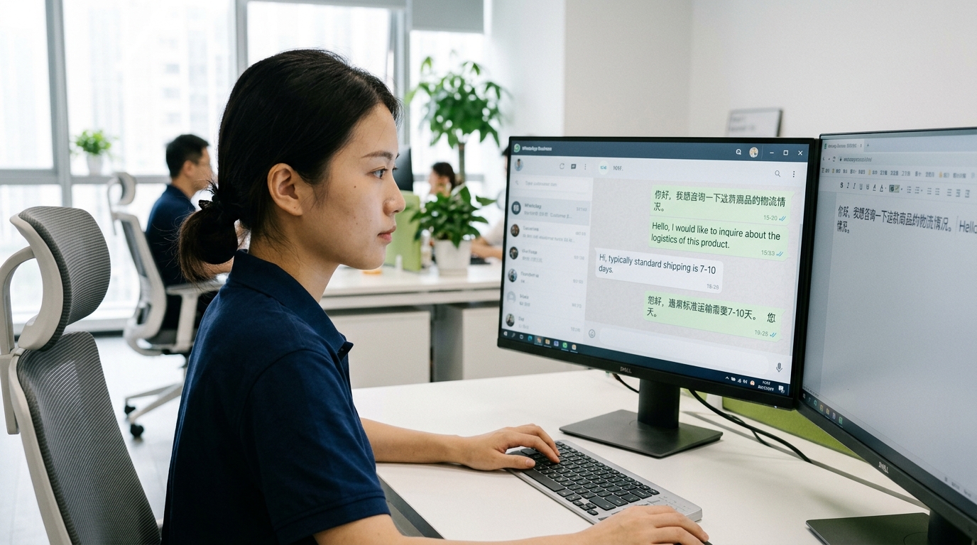 hello word翻译器下载后聊天框内嵌双向翻译实战界面