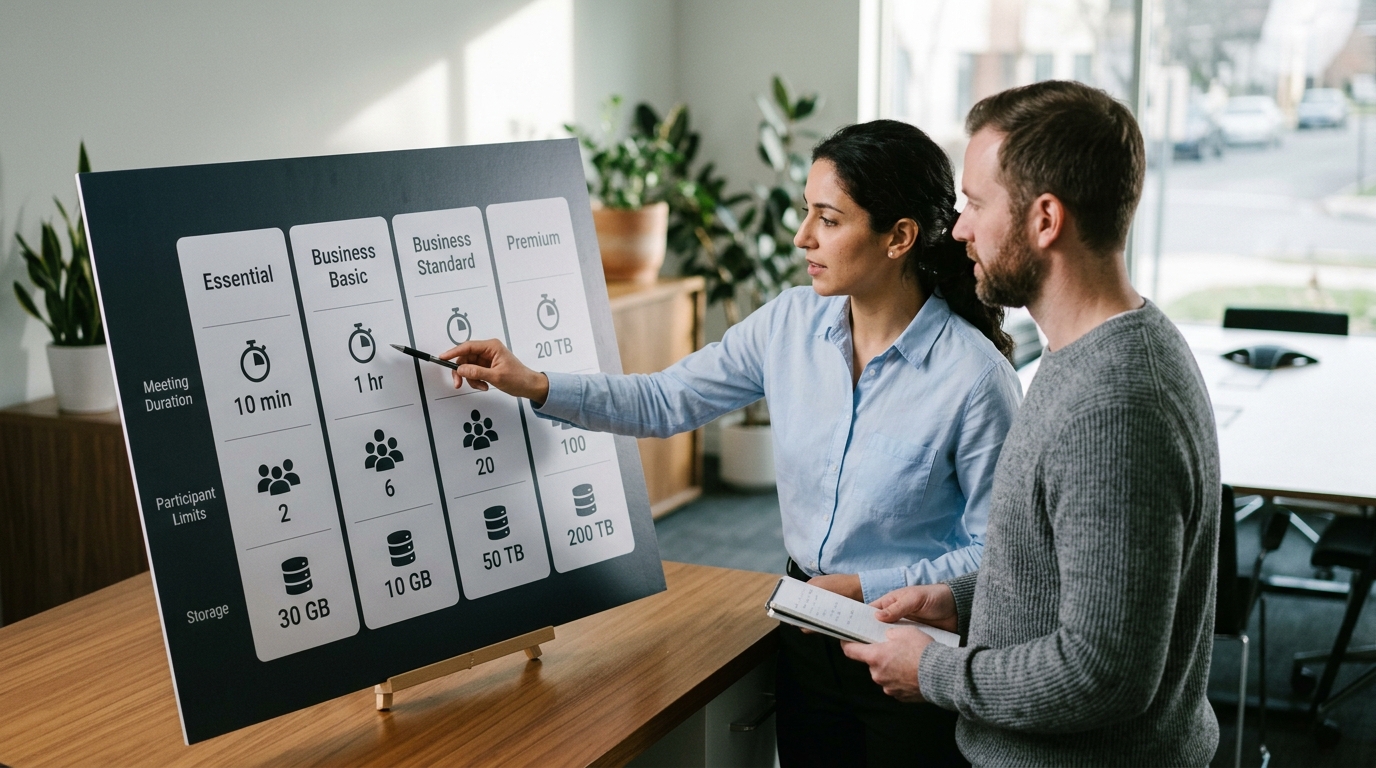 Microsoft Teams 四大版本区别对比与适用人群选择