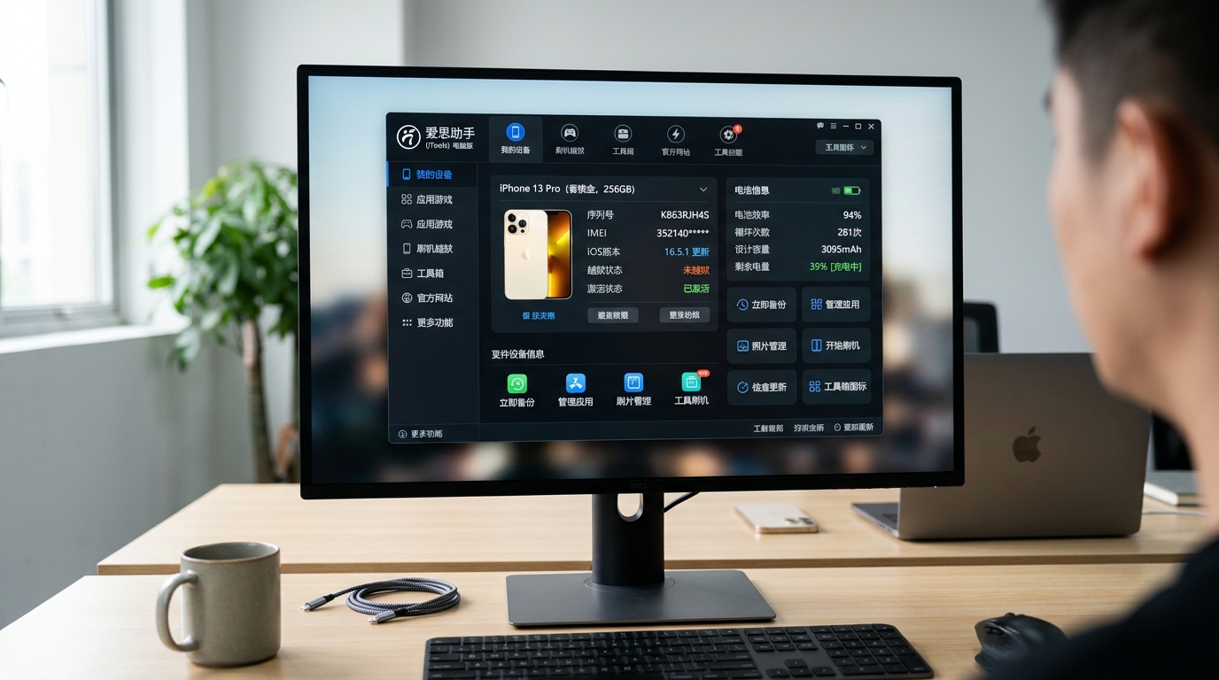 爱思助手是什么 第三方iOS设备管理工具界面