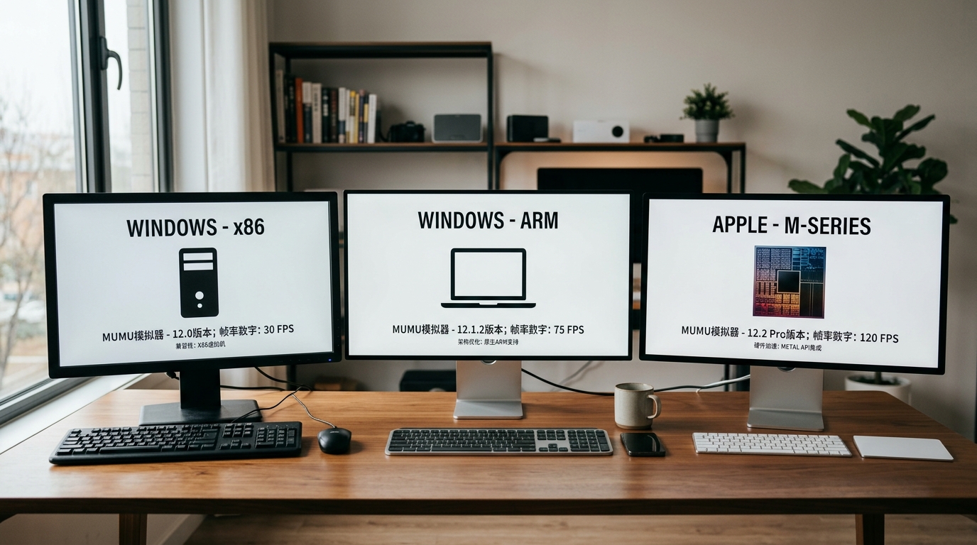 mumu模拟器下载 Windows x86 ARM 与 Mac 系统版本匹配对照表