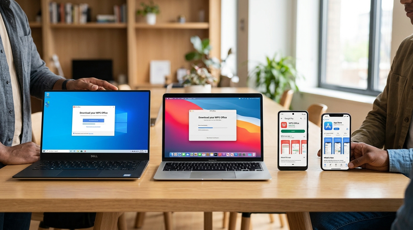 WPS下载在Windows Mac 安卓 iOS 各系统的下载路径与差异