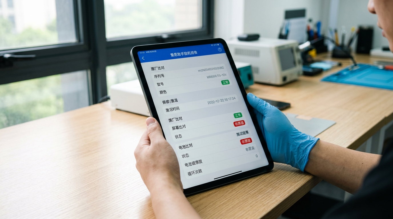 爱思助手验机功能鉴别二手iPhone真假报告