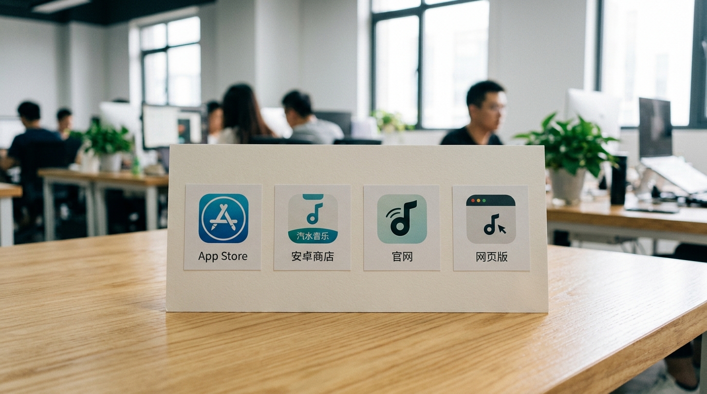 汽水音乐下载的四个官方入口