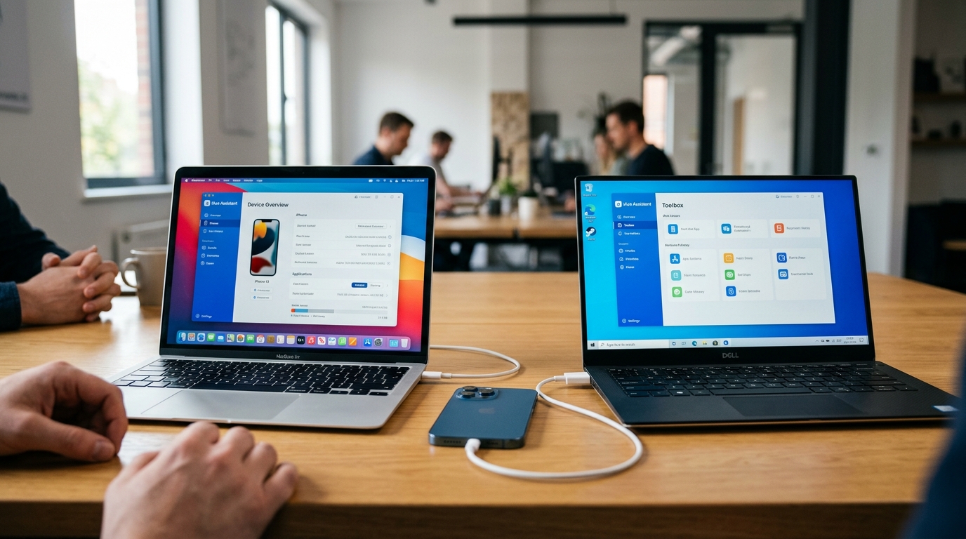 爱思助手下载 Windows 版和 Mac 版对比