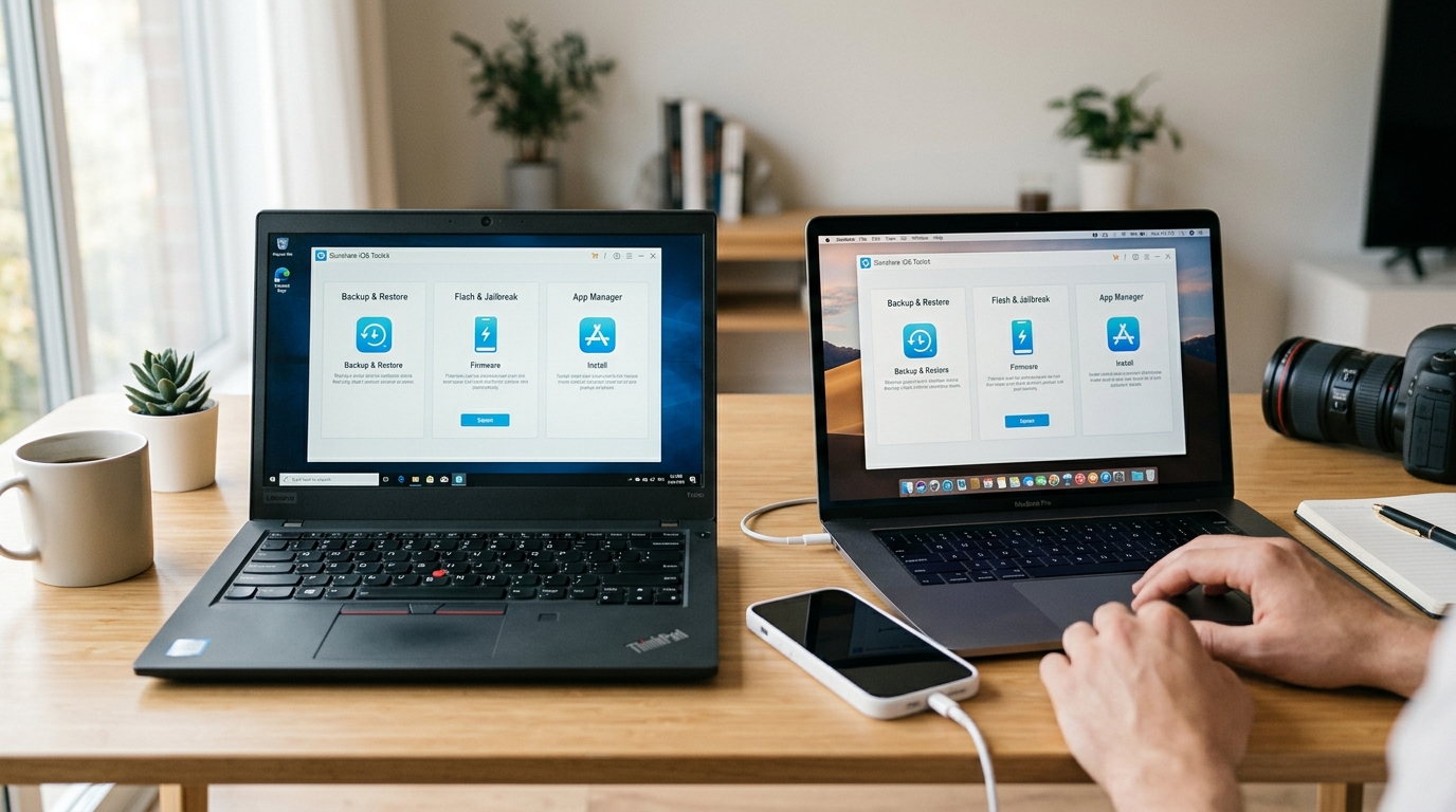 爱思助手电脑版在Windows和Mac上管理苹果设备界面