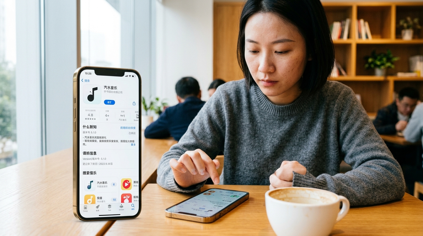 汽水音乐下载官方渠道辨别真假示意图
