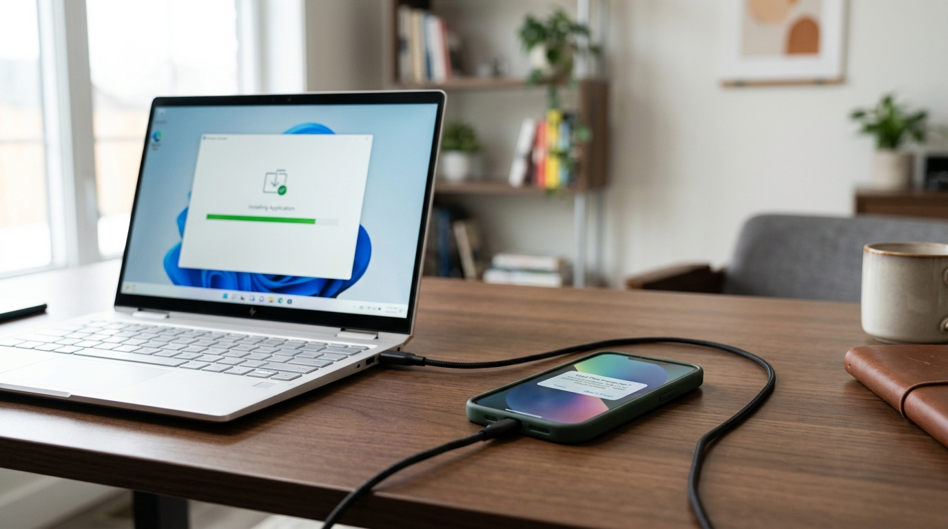 爱思助手下载安装步骤 Windows 驱动与设备连接