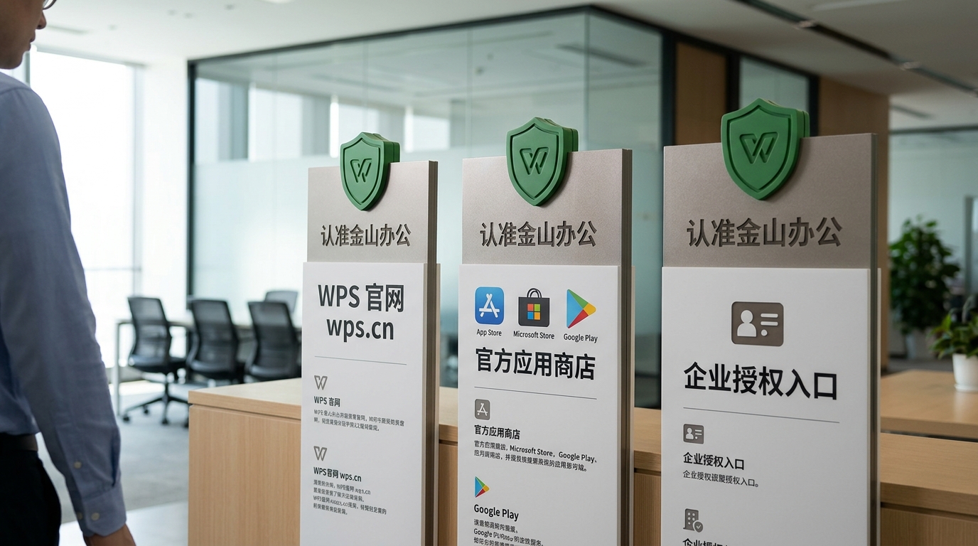 WPS下载三大安全渠道对比 官网应用商店企业授权