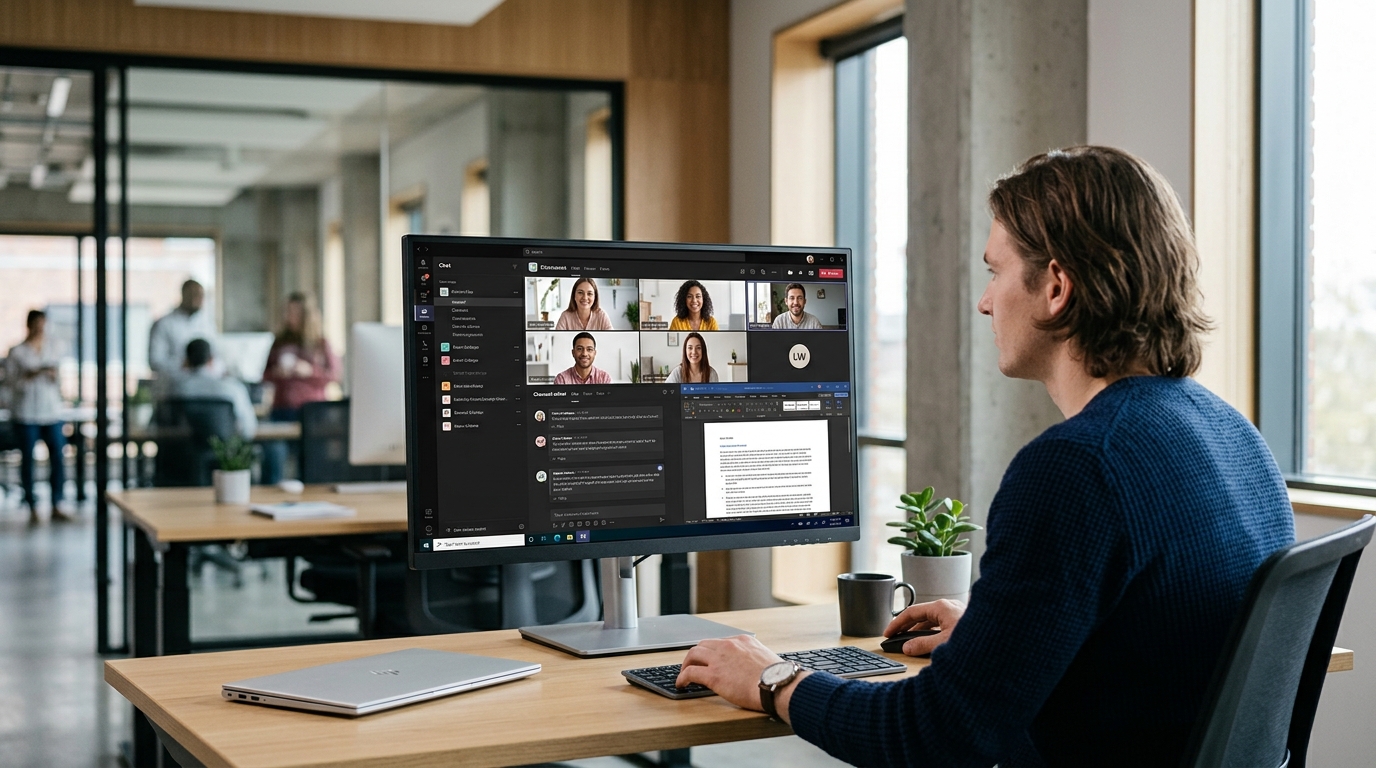 Microsoft Teams 核心功能频道聊天与视频会议