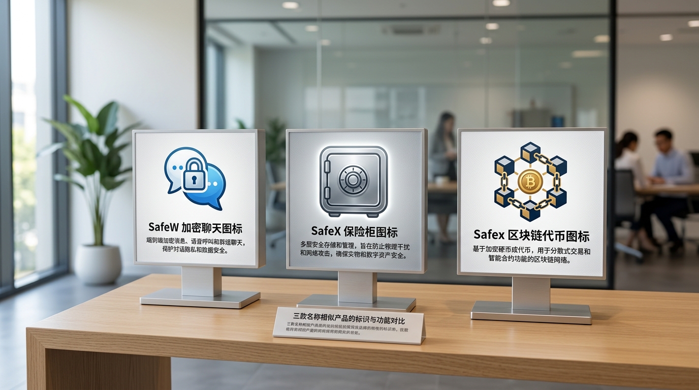 safew下载与SafeX、Safex产品区分对比图