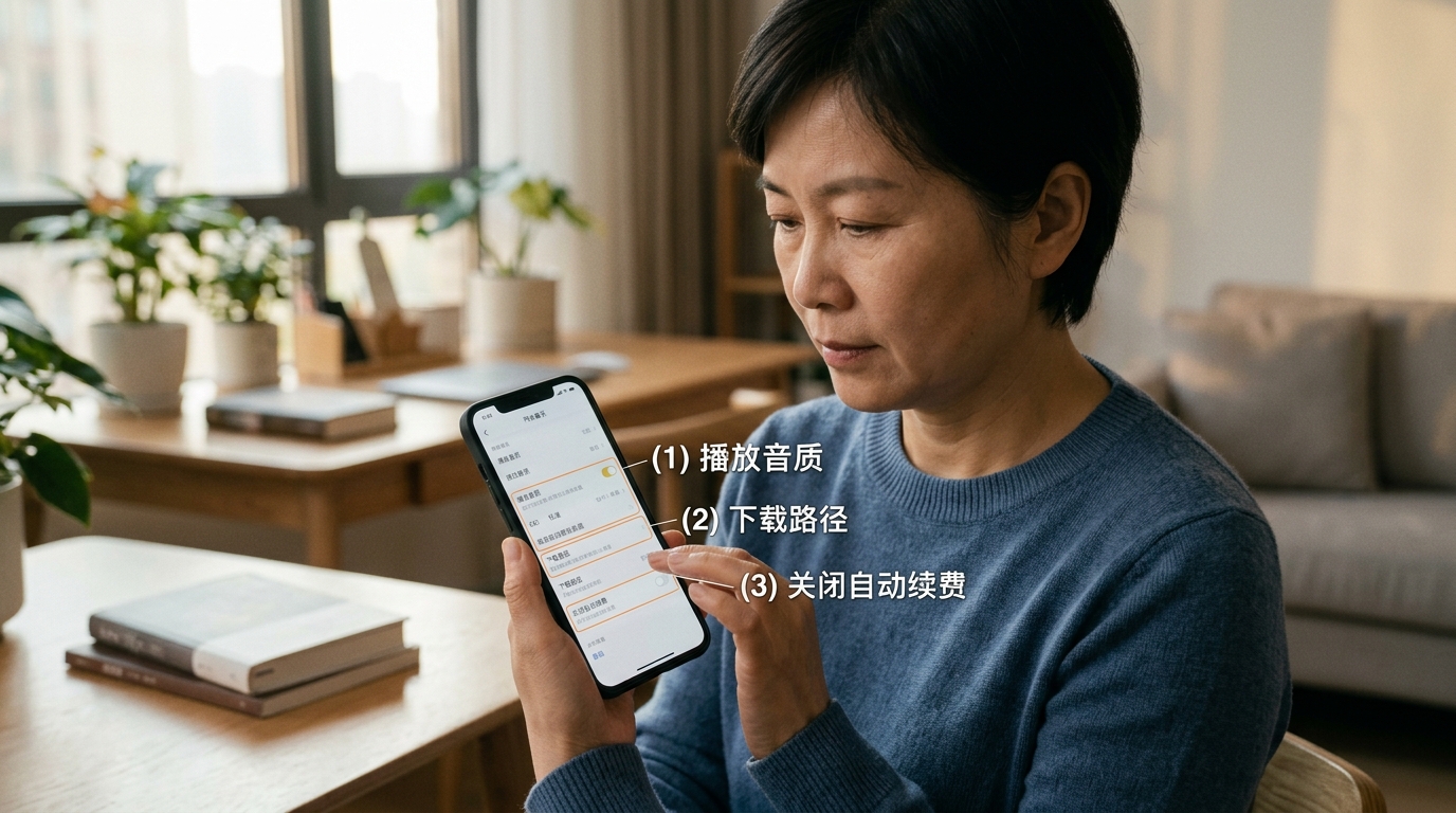 汽水音乐下载后登录与基础设置步骤